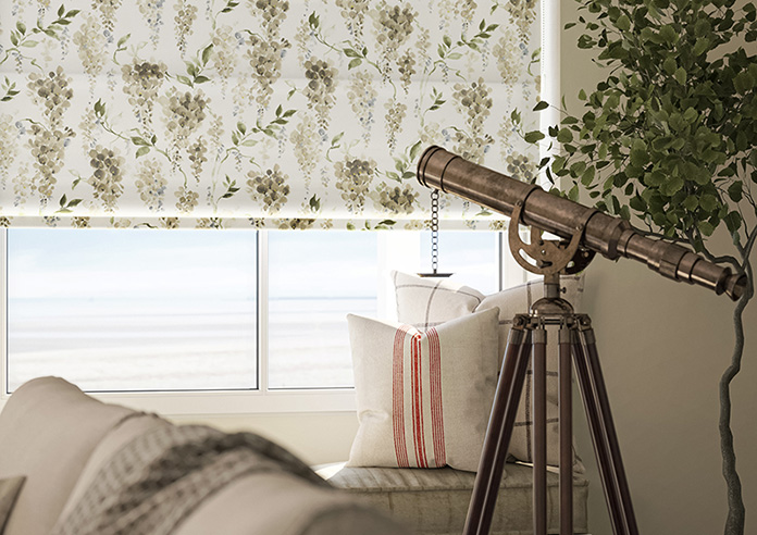 Wisteria Silk, Cool Taupe - Twist&Fit Roman Blind - Image 5